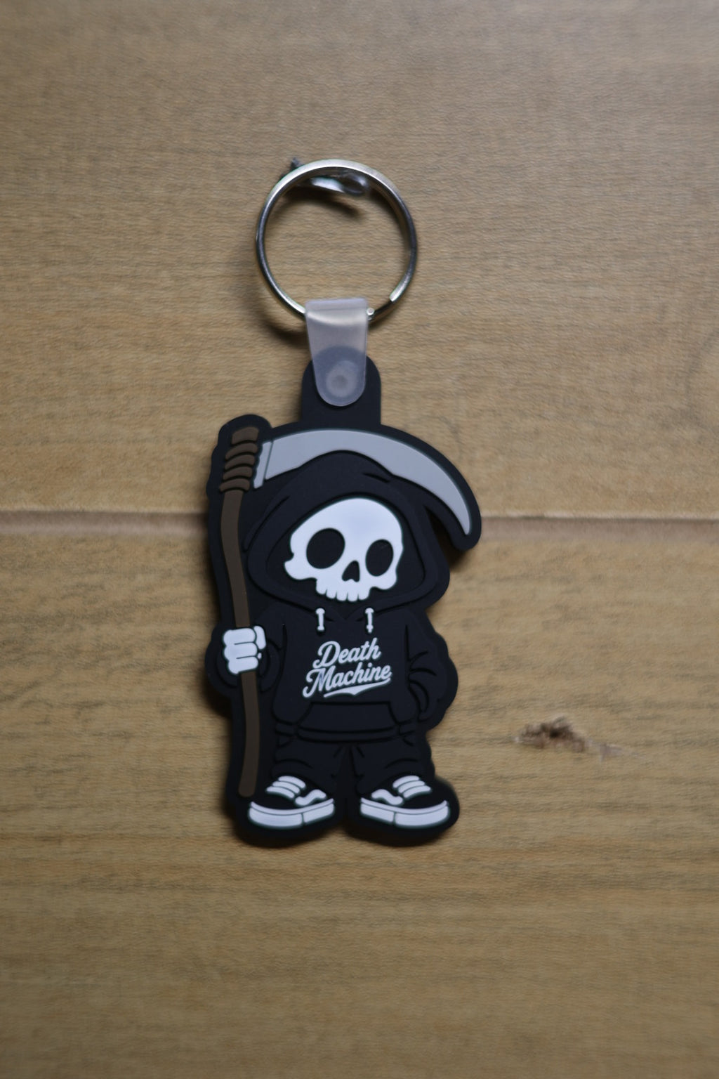 Skully Rubberized Keychain