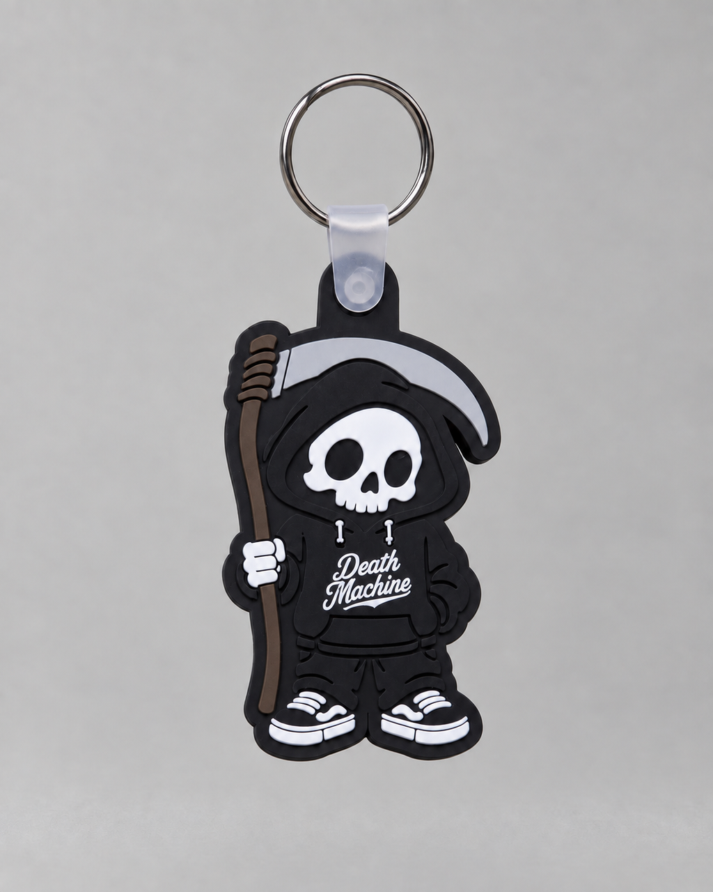 Skully Rubberized Keychain